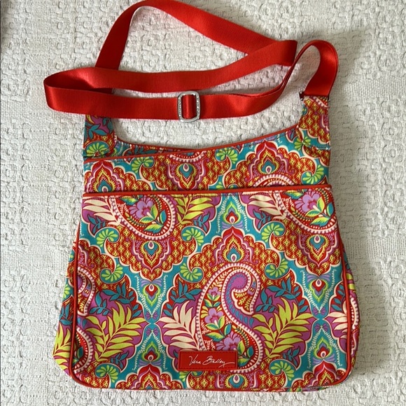 Vera Bradley Lighten Up Slim crossbody in Paisley in Paradise - Picture 1 of 8